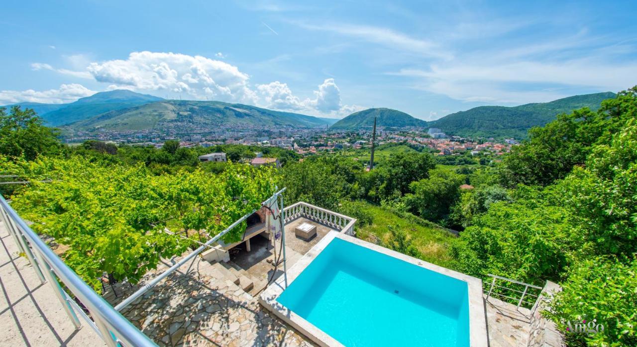 Perfect View Of Mostar - With Swimming Pool 외부 사진
